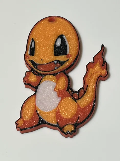 Móc khóa Charmander 3D - Mẫu thiết kế Pokemon dễ thương - Image 2