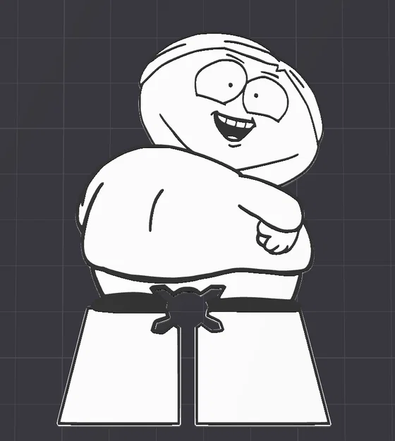 Kẹp túi bánh mì hình Eric Cartman (South Park) - File in 3D - Image 1