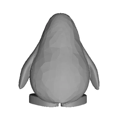 Mô hình chú chim cánh cụt Club Penguin dễ thương dùng in 3D