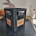 Tay xách mật ong 8 hũ kèm emblem gỗ (Honey carrier 8-pack) - Thumbnail 1