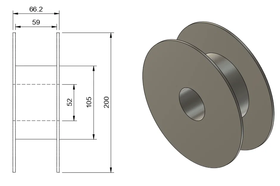 Mô hình cuộn nhựa in 3D Polar Filament Spool 2025 chuyên dụng - Image 2