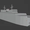 Mô hình 3D tàu phà MV Queen of Alberni (BCFerries) chất lượng cao - Thumbnail 1