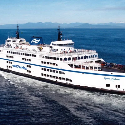 Mô hình 3D tàu phà MV Queen of Alberni (BCFerries) chất lượng cao
