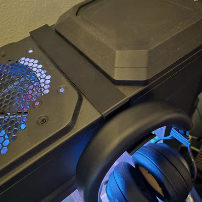 Giá treo tai nghe gắn trên case PC gọn gàng và tiện lợi