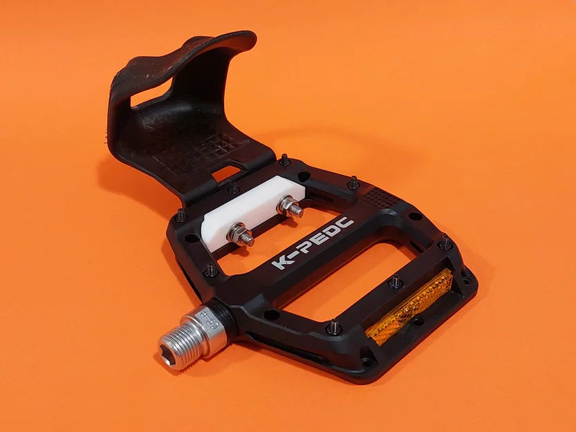 Adapter toe clip cho pedal K-PEDC MTB/BMX (1/2 hoặc full toe clip) - Image 1