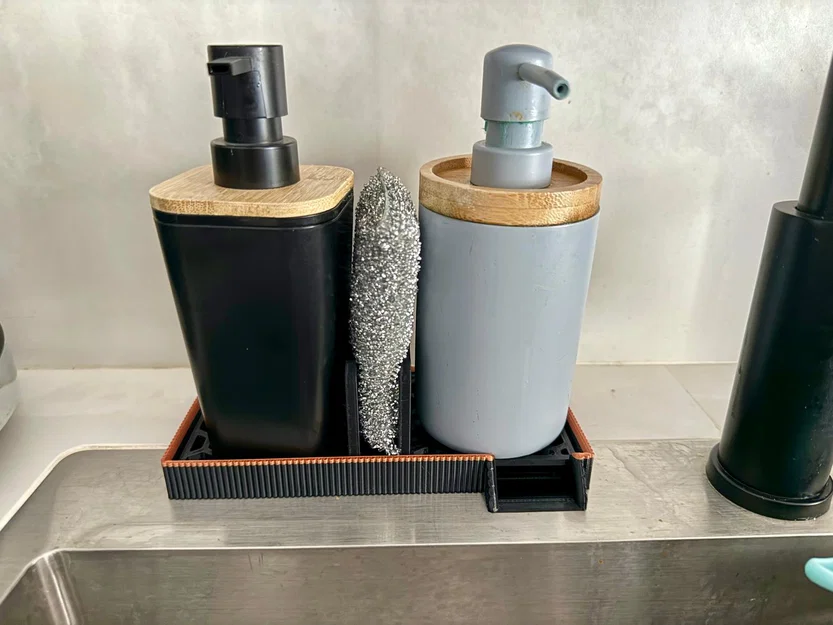 Khay đựng dụng cụ rửa chén, bọt biển và khăn lau tiện ích - Image 7