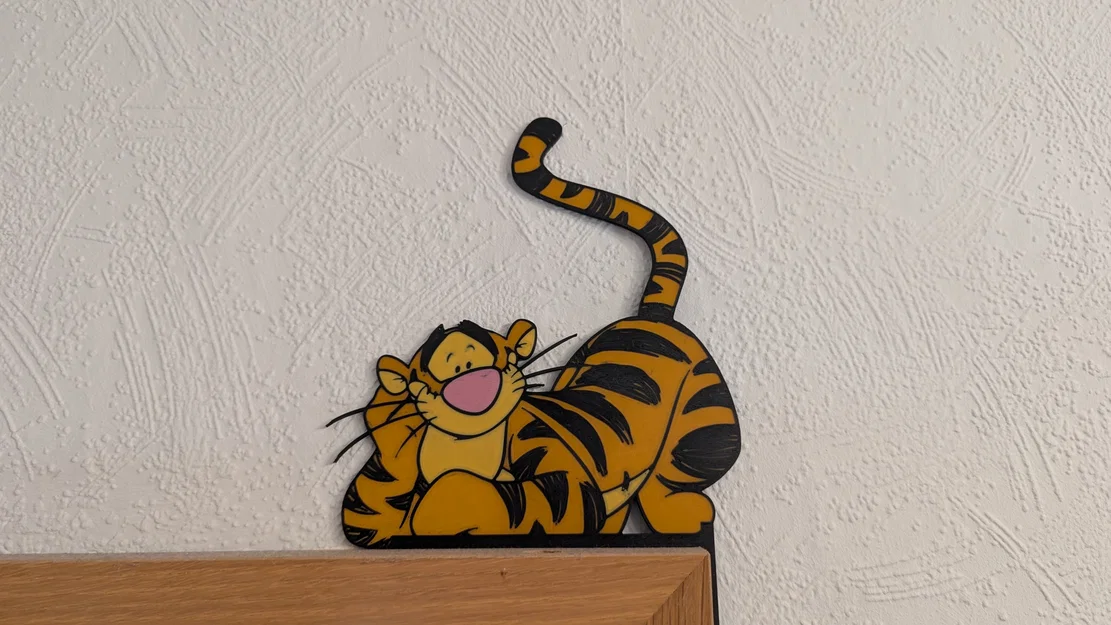 Khung trang trí cửa: Tigger (Türrahmenbild Tigger) - Image 1