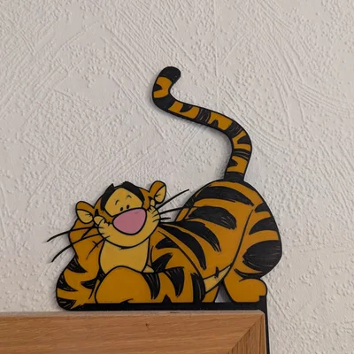 Khung trang trí cửa: Tigger (Türrahmenbild Tigger)
