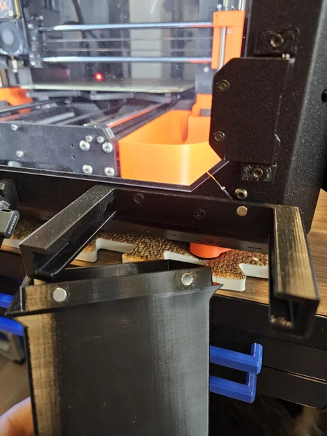 Remix thùng rác Prusa Enclosure (bên phải + hỗ trợ nam châm) - Image 1