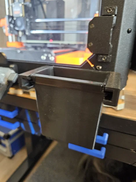 Remix thùng rác Prusa Enclosure (bên phải + hỗ trợ nam châm) - Image 2