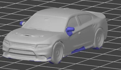 Mô hình xe hơi Dodge Charger 3D - Thiết kế mạnh mẽ, chi tiết sắc nét - Image 2