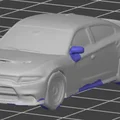 Mô hình xe hơi Dodge Charger 3D - Thiết kế mạnh mẽ, chi tiết sắc nét - Thumbnail 2