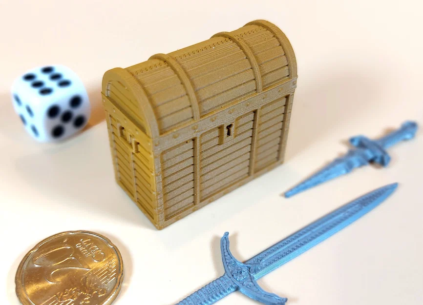 Mô hình rương kho báu 3D (Treasure Chest) cho Board Game - Image 1