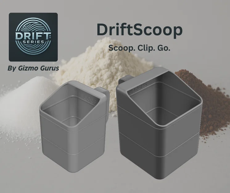 DriftScoop – Muỗng đong 1 Cup & 2 Cup tiện mang theo - Image 1