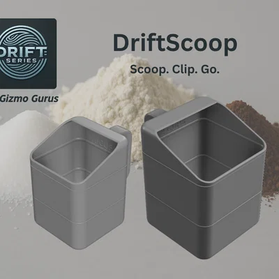 DriftScoop – Muỗng đong 1 Cup & 2 Cup tiện mang theo