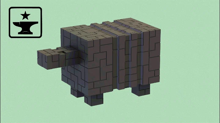 Minecraft Armadillo Lite – STL miễn phí - Image 1