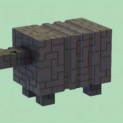 Minecraft Armadillo Lite – STL miễn phí