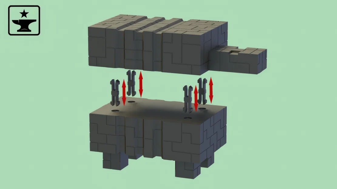 Minecraft Armadillo Lite – STL miễn phí - Image 5