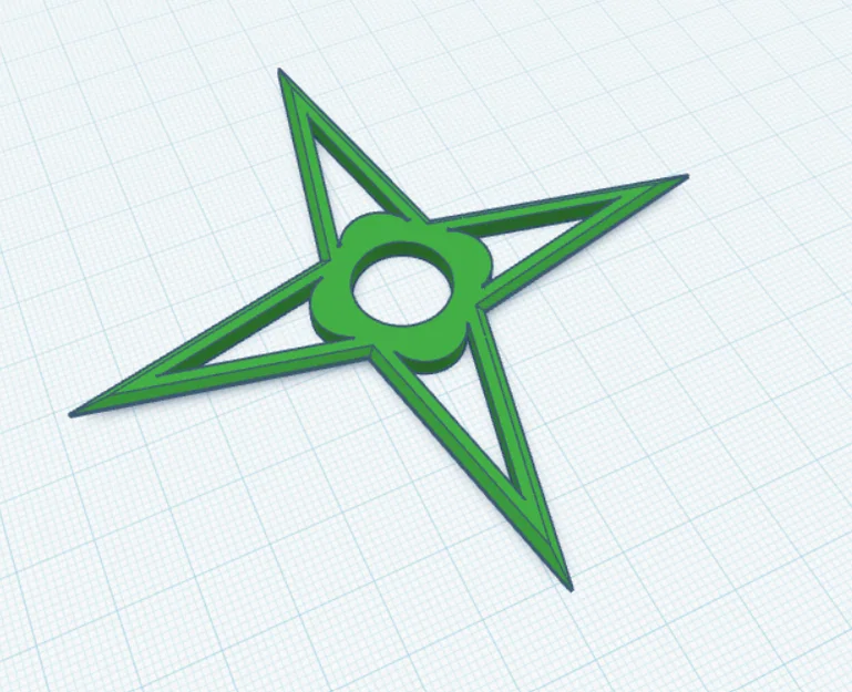 Phi tiêu Shuriken in 3D: Thiết kế siêu tốc trong 20 phút - Image 2