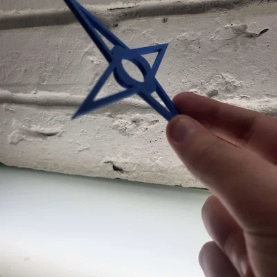 Phi tiêu Shuriken in 3D: Thiết kế siêu tốc trong 20 phút
