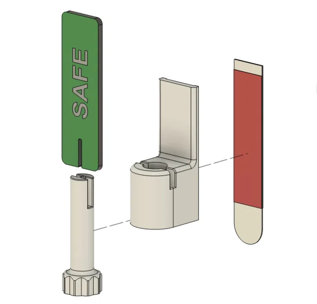 FlagStick: Bảng/Cờ báo trạng thái nhỏ gọn, lật xoay tiện lợi - Image 5