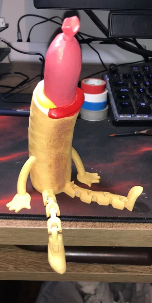 Mô hình xúc xích Séc Articulated Czech Hotdog in 3D vui nhộn - Image 2