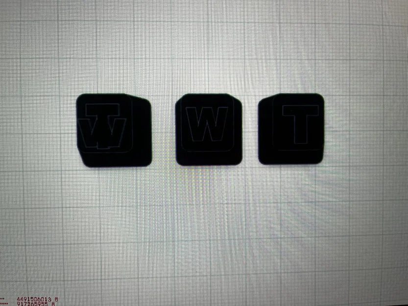 Bộ Keycap WT W T thiết kế độc đáo cho bàn phím cơ - Image 1