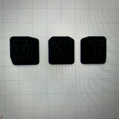 Bộ Keycap WT W T thiết kế độc đáo cho bàn phím cơ