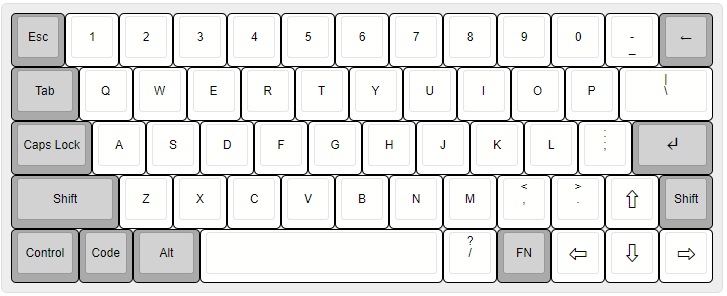 Vỏ bàn phím máy tính dạng nêm phong cách retro - Image 10