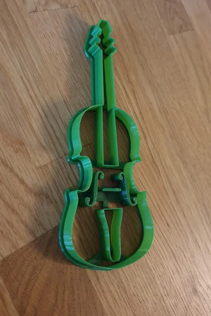 Khuôn cắt bánh quy hình đàn Violin độc đáo cho tiệc âm nhạc - Image 1