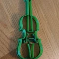 Khuôn cắt bánh quy hình đàn Violin độc đáo cho tiệc âm nhạc - Thumbnail 1