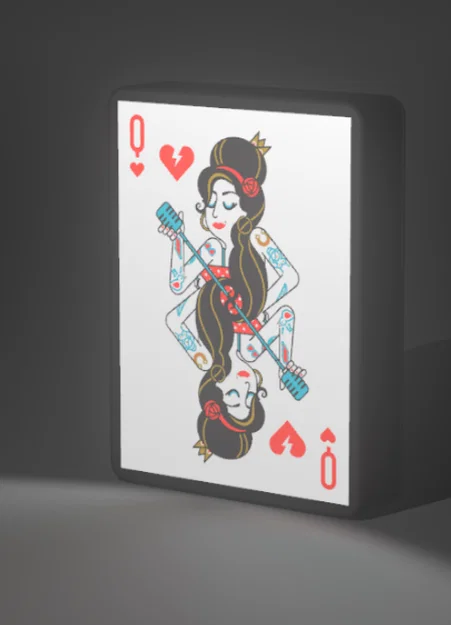 LightBox Nữ Hoàng Trái Tim – Lá bài poker lấy cảm hứng Amy Winehouse - Image 2