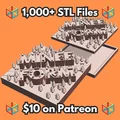 Mô hình kiến trúc để bàn có ngăn bí mật độc đáo in 3D - Thumbnail 1