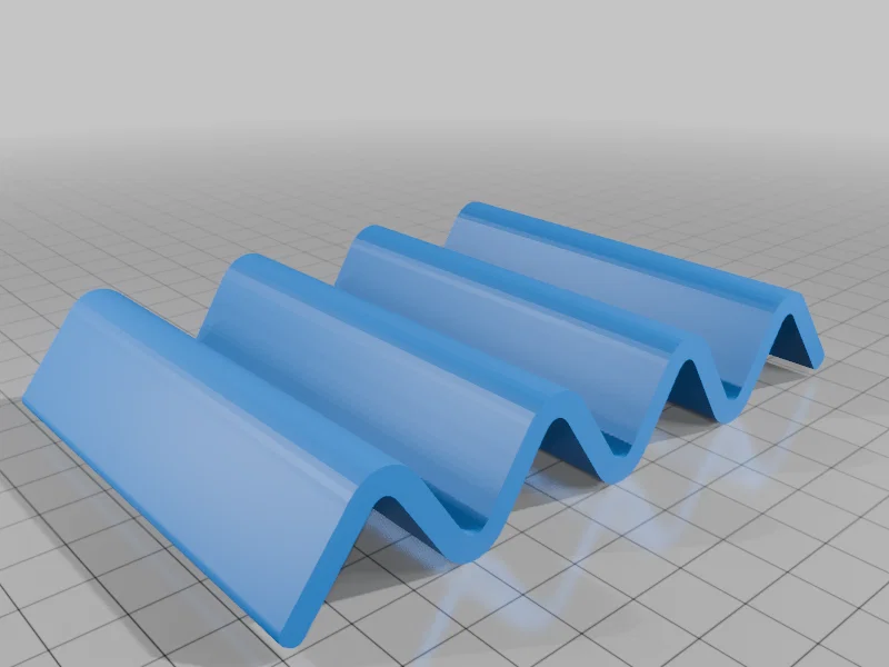 Khay Đựng Xà Phòng Hình Gợn Sóng Tối Giản In 3D Độc Đáo - Image 2