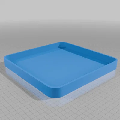 Chậu cây tự tưới hình vuông có ngăn bí mật in 3D tiện ích