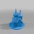 Mô hình lâu đài mùa đông trang trí Fairy Garden in 3D tuyệt đẹp - Thumbnail 2