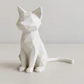 Mèo Low-Poly – Tượng Mô Hình In 3D - Thumbnail 1