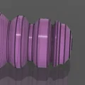Đệm giảm chấn lò xo sau KIA (55348A4000) - Tự in 3D hiệu quả - Thumbnail 2