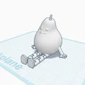 Mô hình 3D Pear Buddy - Người bạn quả lê siêu đáng yêu - Thumbnail 3