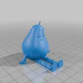 Mô hình 3D Pear Buddy - Người bạn quả lê siêu đáng yêu - Thumbnail 4