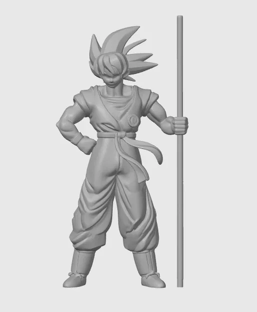 Mô hình 3D nhân vật Goku 13cm trang trí độc đáo - Image 2