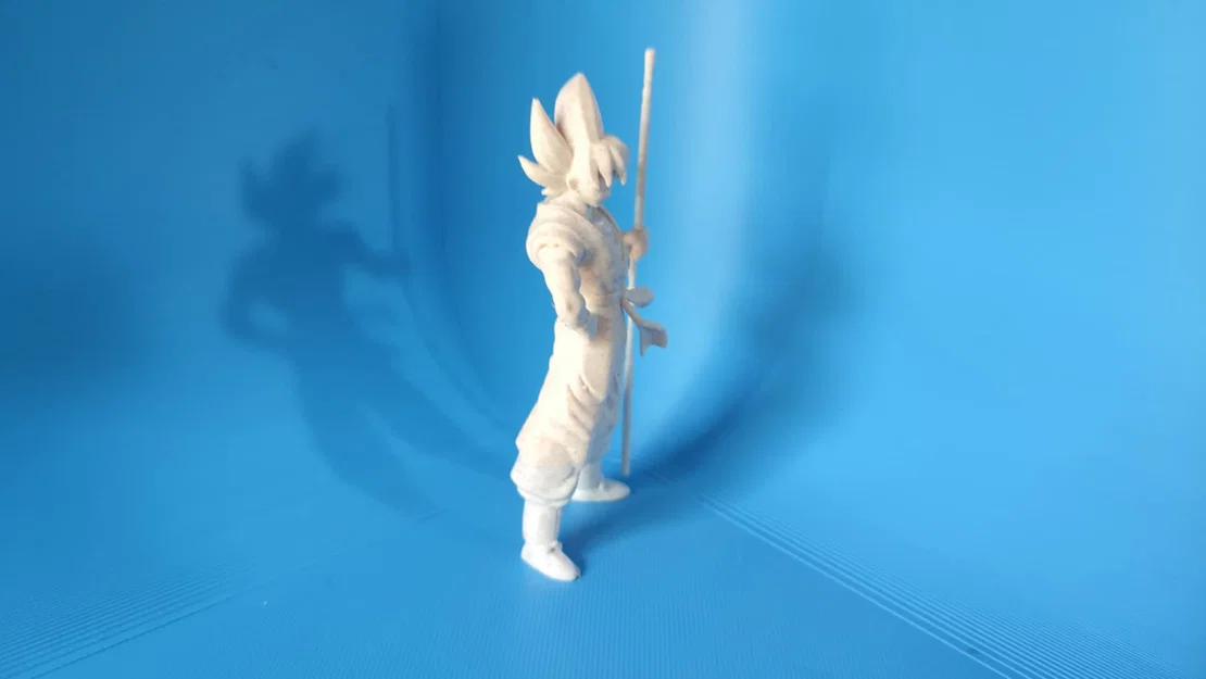 Mô hình 3D nhân vật Goku 13cm trang trí độc đáo - Image 3