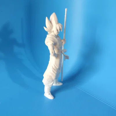 Mô hình 3D nhân vật Goku 13cm trang trí độc đáo