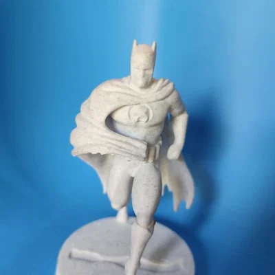 Mô hình 3D Batman 1960 cổ điển - Tượng trang trí siêu anh hùng