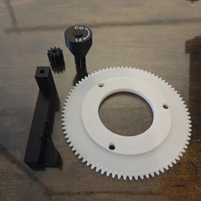Mod Stepless cho Rancilio Rocky (bánh răng & núm vặn)