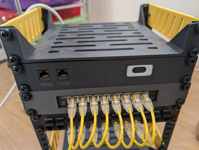 Khung Rack 10 inch cho Ubiquiti Unifi Express - Tích hợp Keystone - Image 1