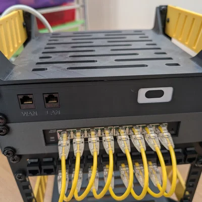 Khung Rack 10 inch cho Ubiquiti Unifi Express - Tích hợp Keystone