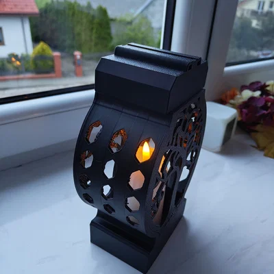 Znicz candle – đèn nến phong cách glamour kèm insert dùng pin