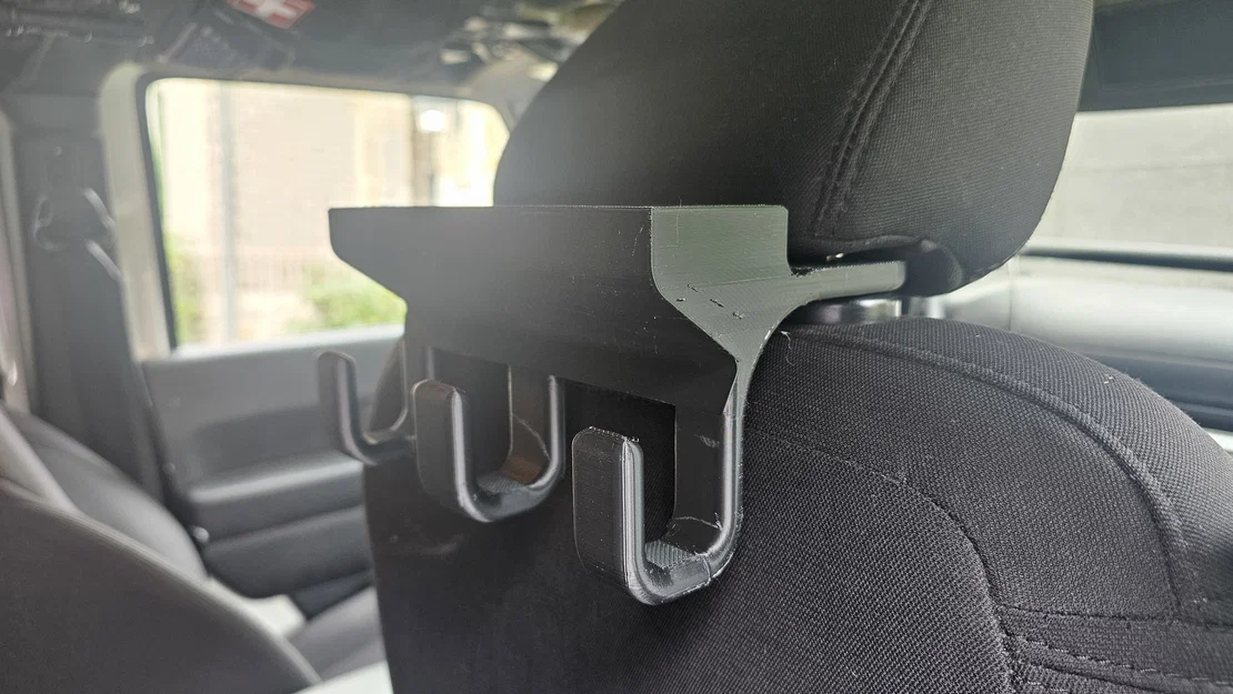 Móc treo ghế sau Jeep JK/JKU tích hợp khay đồ tiện lợi - Image 2