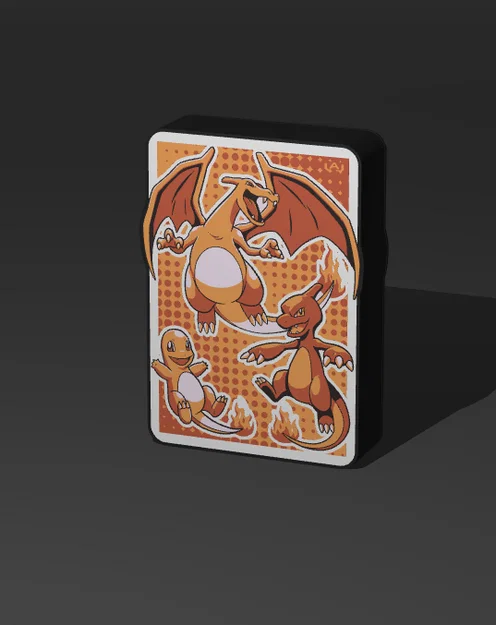 LED Panel Tiến Hoá Charmander – Pokémon Lửa Retro Rực Sáng - Image 3